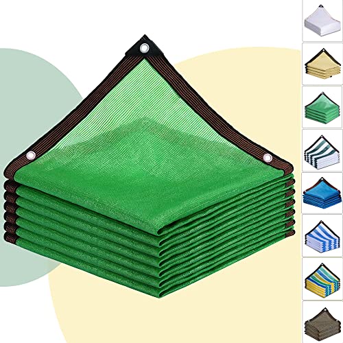 Sonnenschutznetz 10x10m Sonnensegel mit 90% Schattierwirkung Schattennetz Garten UV-Schutznetz Atmungsaktiv Kühlend Balkon netze Windschutznetz Stall von Earnmore