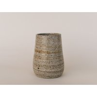 Keramik Vase, Blumenvase, Steinzeug Grau Gesprenkelte Handgemachte Keramikvase Keramik Vase, Blumenvase, Steinzeug Grau Gesprenkelte Handgemachte Keramikvase von EarthCraftsNikiforos