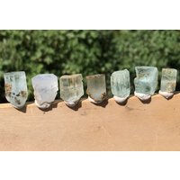 7 Stück Natürlicher Aquamarin Kristall Vollterminiert Lot/Angebot Für Sammlung Schmuck Wirewrapping | 02 von EarthMineralsCo