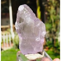 Geätzter Doppelender Natürlicher Kunzit | Spodumen Kristall Aus Afghanistan | 02 von EarthMineralsCo