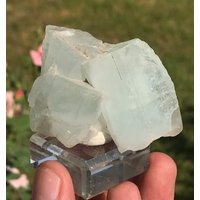 Natürlicher Blauer Aquamarin-Kristall/Beendeter Aquamarin-Kristall, Heilender Kristalledelstein | 02 von EarthMineralsCo