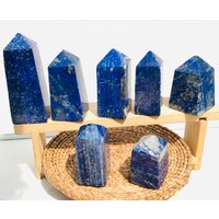 1115Gr Blauer Lapis Lazuli Turm/Handpolierte Dekoration | Heilkristall. | P3 von EarthMineralsLTD