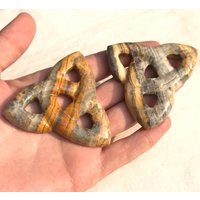 2 Stück Gebänderter Onyx Dreifaltigkeit , Handgefertigter Stein Heilender Kristall Edelstein | 37 von EarthMineralsCo