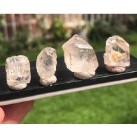 4 Stück Komplett Endend Topaz Kristall Für Schmucksammlung, Aus Skardu Pakistan | 00 von EarthMineralsLTD