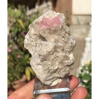 Natürlicher Rosa Turmalin Kristall Mit Musscovite/Heilstein | 02 von EarthMineralsLTD