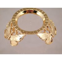 Kugel Display Schmetterling Design Goldfarbe Kleine Größe von EarthsAncientArt
