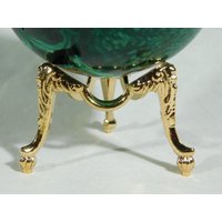 Sphere-Aufsteller-Dekoratives Design-Goldfarbe Mittlerer Größe von EarthsAncientArt