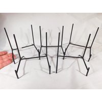 Staffelei Display Ständer Lot Von Fünf Schwarz Eisen Xl Größe von EarthsAncientArt
