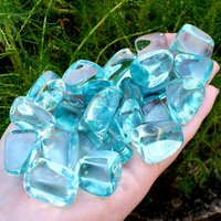 Optisch Aqua Blaue Getrommelte & Polierte Heilsteine Aus Peru - 5Er Set Optisch Aqua Blaue Getrommelte & Polierte Heilsteine Aus Peru - 5Er Set von EarthsRocks