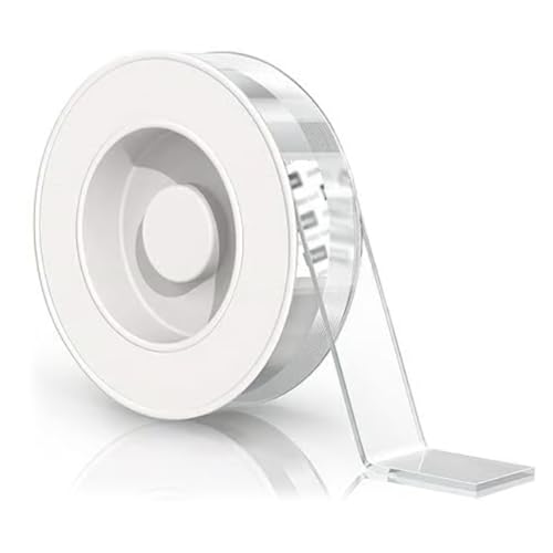 Mixturean Nano-Klebeband, Mixturean Doppelseitiges Klebeband strapazierfähig, Appearancte Extra großes doppelseitiges Klebeband, klares und robustes Nano-Klebeband, Mehrzweck-Montageband (1-Pack) von EasPowest