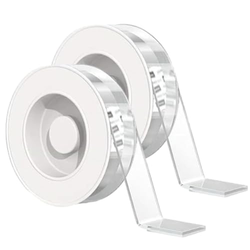 Mixturean Nano-Klebeband, Mixturean Doppelseitiges Klebeband strapazierfähig, Appearancte Extra großes doppelseitiges Klebeband, klares und robustes Nano-Klebeband, Mehrzweck-Montageband (2-Pack) von EasPowest