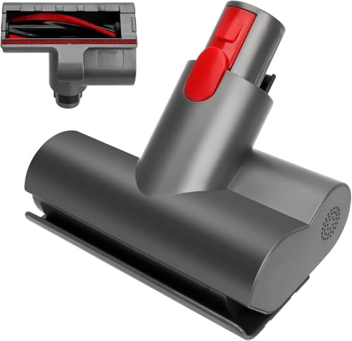 Mini Turbinendüse Kompatibel mit Dyson V7 V8 V10 V11 V15, Bürste Ersatzteile Ersatzbürste Bürstenrolle Handstaubsauger Zubehör für Matratze Sofa Autositz Sessel Entfernt Milben und Staubwischen von Eascor