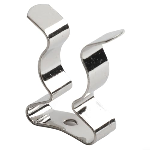 10 x Feder-Frottee-Clips für Wandmontage, Aufbewahrungslösungen in Haus und Hof (12 mm) von EaseSunny