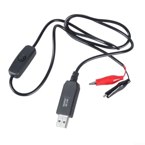 100 cm langer USB-Stecker mit Netzschalter für einfache Bedienung des Geräts (Spannung 9 V) von EaseSunny
