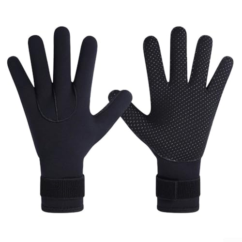 5 mm Neopren-Tauchhandschuhe, rutschfest, warm, Tauchhandschuhe, Neoprenanzug-Handschuhe, zum Schnorcheln, Surfen, Skifahren, Kajakfahren (S) von EaseSunny