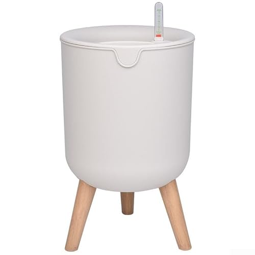 Blumentopf für den Innenbereich mit herausnehmbarem Innenkorb für gesunde Pflanzen aus PP+ABS-Material geeignet für Wohnzimmer Blumentopf für den Innenbereich mit herausnehmbarem Innenkorb für gesunde Pflanzen aus PP+ABS-Material geeignet für Wohnzimmer von EaseSunny