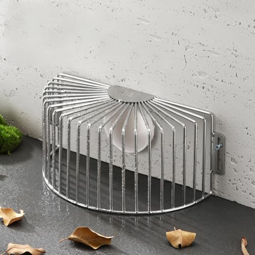 Dachbalkon-Bodenablaufabdeckung, Abflussecken-Ablaufgitter, Laubsieb, Dachrinnensieb, Fallrohrabdeckungen für Kanalsystem (310 mm) von EaseSunny