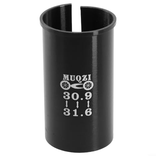 Fahrrad für Sattelstütze Reduzierstück Adapterhülse für Sattelstützenrohre CNC-gefräste Aluminiumlegierung kompatibel mit Mountainbikes, Rennrädern und mehr (30,9–31,6) von EaseSunny