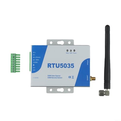 Kabelloser Türöffner-Relaisschalter, RTU5035 GSM APP Fernbedienung Toröffner Relais Schalter mit Antenne GSM Zugangskontrolle Controller Kabelloser Türöffner-Relaisschalter, RTU5035 GSM APP Fernbedienung Toröffner Relais Schalter mit Antenne GSM Zugangskontrolle Controller von EaseSunny