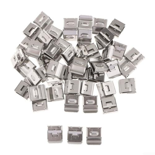 Photovoltaik-Kabelklemmen-Set 20 Stück, 30 Stück, 50 Stück, 100 Stück Edelstahl-Kantenclips für Solarverdrahtung (30 Stück) von EaseSunny