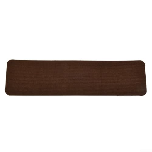 Rutschfester Treppenschutz aus Holz für Teppich mit kratzfestem und geräuschlosem Verschleiß-Design (braun) von EaseSunny