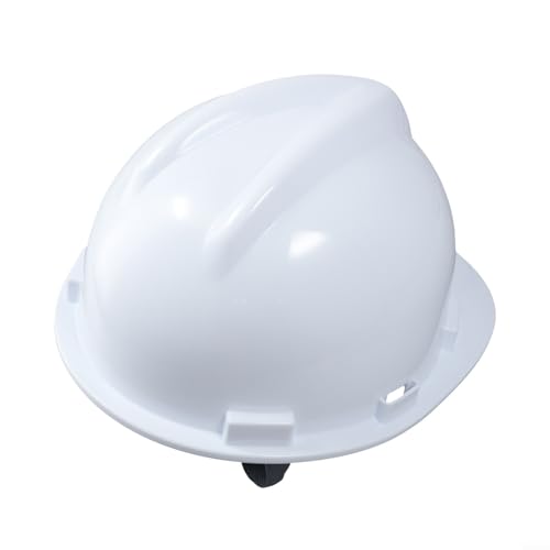 Schlanke, leichte ABS-Schutz-Kopfbedeckung, speziell für die Anforderungen von Bauarbeiten (weiß) von EaseSunny