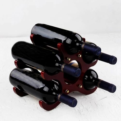 Eashaoo Weinregal für die Arbeitsplatte, freistehend, Flaschenaufbewahrung für Zuhause, Bar, Schrank, Weinflaschen, Aufbewahrungs-Organizer für Küche, Esszimmer, Keller (Stil A) von Eashaoo