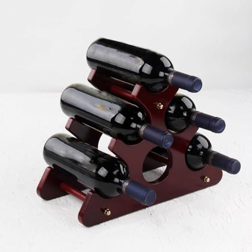 Eashaoo Weinregal für die Arbeitsplatte, freistehend, Flaschenaufbewahrung für Zuhause, Bar, Schrank, Weinflaschen, Aufbewahrungs-Organizer für Küche, Esszimmer, Keller (Stil C) von Eashaoo