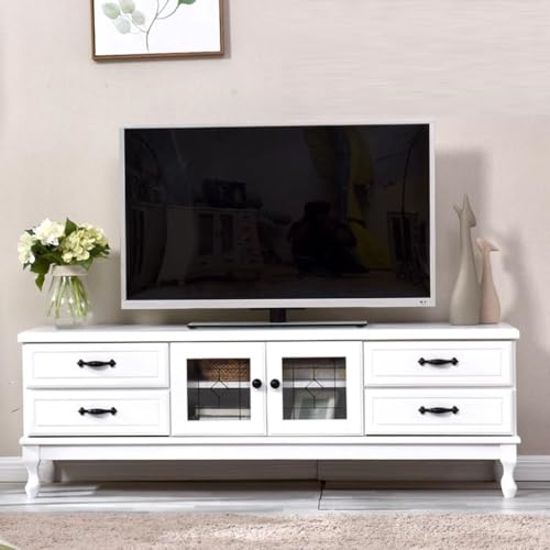 Easnuroz 150/180 cm TV-Schrank Moderner TV-Schrank Mit Stauraum Und Ablage Stand-Und Couchtisch Aus Massivholz Multifunktionaler Schlafzimmerschrank(180 * 40 * 50.5cm) von Easnuroz