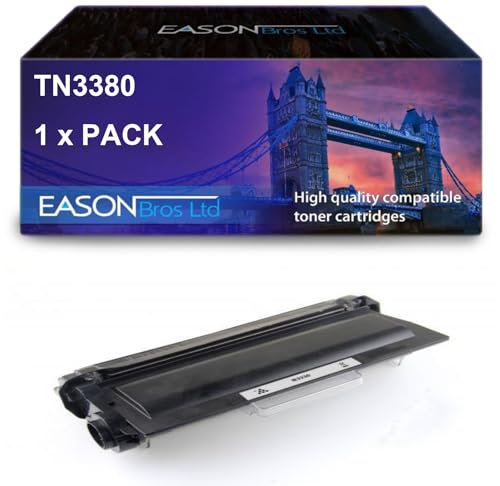 Brother Remanufactured HL5440 TN3380 Toner Cartridge, Black.Compatible with HL-5450 HL-5470 HL-6180 DCP-8110 DCP-8250 MFC-8510 MFC-8520 MFC-8950 von Eason Bros Ltd
