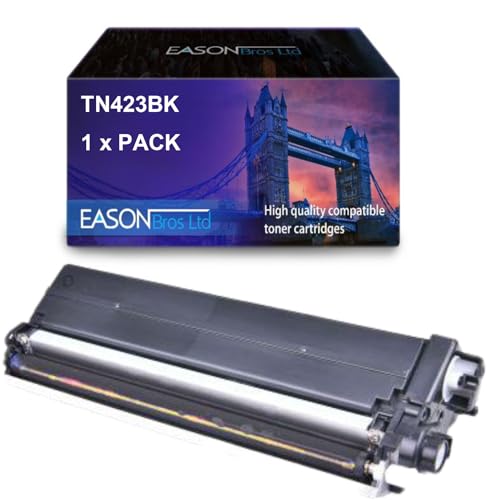 Brother Compatible TN423BK High Page Yield Black Toner,Compatible with DCP-L8410CDW HL-L8260CDW HL-L8360CDW MFC-L8690CDW MFC-L8900CDW von Eason Bros