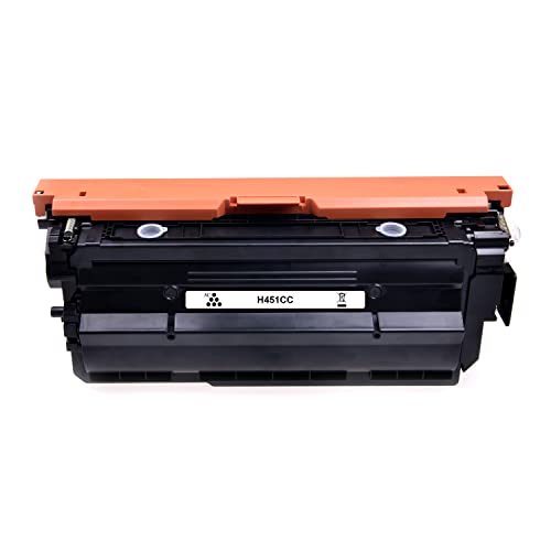 Compatible Replacement for HP CF451A Cyan Toner Cartridge Also for HP 655A Hewlett Packard Colour Laserjet Enterprise Flow MFP M681Z MFP M682Z M652DN M652N M653DN M653X M681DH M681F von Eason Bros