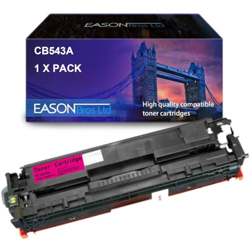 Compatible Replacement for HP Laserjet 1215 Magenta Toner Cartridge CB543A Also for Canon EP716M, Compatible with Laserjet 1215 1510 1515 CP1217 CM1312 LBP5050 von Eason Bros