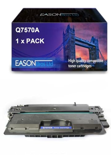 Compatible Replacement for HP Laserjet M5025 Black Toner Cartridge Q7570A, Compatible with Hewlett Packard Laserjet M5025MFP Laserjet M5035MFP von Eason Bros