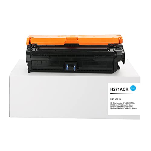 Remanufactured Replacemnent for HP Laserjet CP5525 Cyan Toner Cartridge CE271A Compatible with Hewlett Packard Laserjet CP5520 CP5525N CP5525DN CP5525XH von Eason Bros