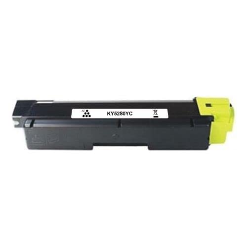 Kyocera kompatibler Ecosys P6235 TK5280Y Toner, Gelb,Compatible with ECOSYS M6235cidn ECOSYS M6635cidn ECOSYS P6235cdn von Eason Bros