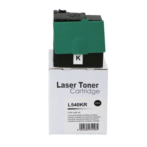 Lexmark C540H2KG wiederaufbereiteter Toner, Schwarz,Compatible with C540N C543DN C544 C546 X543 X544 X546 X548 von Eason Bros