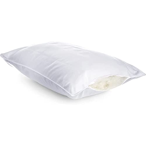East Coast Bedding Leere Kissenhüllen ohne Füllung - nur 100% Baumwolle Kissenhülle, kann mit Bulk Down Füllung für DIY, Herstellung eigener Kissen verwendet Werden (Standard, 400TC) von East Coast Bedding
