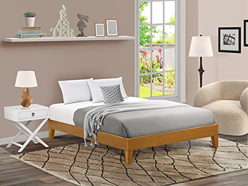 East West Furniture NVP-23-Q Queen-Size-Plattform-Bettgestell mit 4 Hartholz-Beinen und 2 extra Mittelbeinen, Eichen-Finish East West Furniture NVP-23-Q Queen-Size-Plattform-Bettgestell mit 4 Hartholz-Beinen und 2 extra Mittelbeinen, Eichen-Finish von East West Furniture