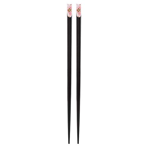 Essstäbchen, 1 Paar Sakura Pattern Pattern Reusable Durable Wooden Chopsticks im japanischen Stil(Kirschblüte (pink)) von East buy