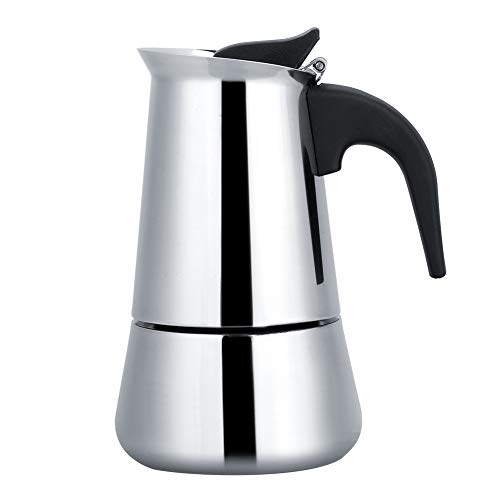 Kaffeekanne, tragbare Edelstahl-Kaffeekanne Moka Espressomaschine Mokka-Kanne(450ml) von East buy