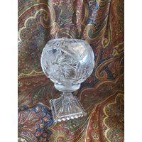 Eapg, Kugel, Bleikristallkugel, Glaskugel, Votivkerzenhalter, Stern David Design Mit Swirl Muster Eapg, Kugel, Bleikristallkugel, Glaskugel, Votivkerzenhalter, Stern David Design Mit Swirl Muster von EastIdahoCompany