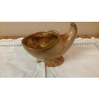 Frankoma Braun Und Vintage Keramik Füllhorn Vase Mittelstück Dekor Frankoma Braun Und Vintage Keramik Füllhorn Vase Mittelstück Dekor von EastIdahoCompany