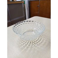 Hergestellt in Indonesien, 8, 75-Zoll-Bubble-Glasschale, Klar Mit Leichter Blauer Tönung, Mittelstück-Schale, Obstschale, Candy-Dish von EastIdahoCompany