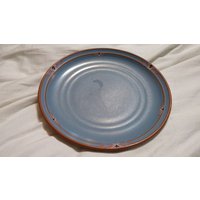 Im Angebot Noritake Steinzeug Blau Adobe 8, 25 Zoll Salat-/Dessertteller Servierschale Ersatz China Vintage Küche von EastIdahoCompany
