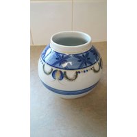 Made in Portugal Handbemalte Keramikkugel Blumentopf Von Clarh Home Decor von EastIdahoCompany