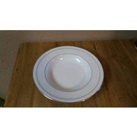 Noritake Stoneigh, 20 cm Suppe Und Salat, Servierschale Mit Geprägtem Rollband, Platinringe von EastIdahoCompany