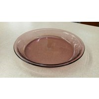 Pyrex Visions 23 cm Preiselbeere Oder Purple Pie Platte Backformen Vintage Kitchen von EastIdahoCompany