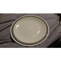 Pyroceram Geschirr Von Corning Ware Black Dot Border 24 cm Servierplatte Vintage Kitchen Pyroceram Geschirr Von Corning Ware Black Dot Border 24 cm Servierplatte Vintage Kitchen von EastIdahoCompany