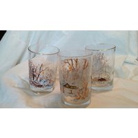 Sammler Set Von 3 Polarkreis Gläser Mit Schnee Country Motiv Wasserbecher Vintage Küche Sammler Set Von 3 Polarkreis Gläser Mit Schnee Country Motiv Wasserbecher Vintage Küche von EastIdahoCompany